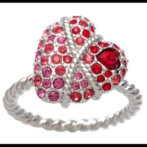 Swarovski Elements ‘Roxane’ Heart Ring
